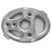 Pool Drink PVC Holder Floats Inflatable Floating 8 holes Tray for Food and Drinks Beer Wine Fun Drink
