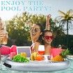 Pool Drink PVC Holder Floats Inflatable Floating 8 holes Tray for Food and Drinks Beer Wine Fun Drink