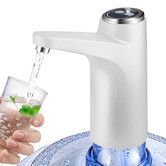 Water Dispenser for 5 Gallon Bottle,Smart Electric Pump,Portable Water Pump (White)