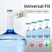 Water Dispenser for 5 Gallon Bottle,Smart Electric Pump,Portable Water Pump (White)