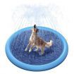 Sprinkler Play Mat Water Toy Dog Pool Beach Splash Pad Game Centre Spray Outdoor Lawn Garden Backyard Foldable 150cm for Children Pets