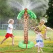 Palm Tree Sprinkler Inflatable Water Toy Pool Beach Lawn Outdoor Garden Spray Game Centre Toys for Kids Pets 160cm Tall