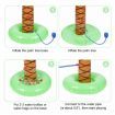 Palm Tree Sprinkler Inflatable Water Toy Pool Beach Lawn Outdoor Garden Spray Game Centre Toys for Kids Pets 160cm Tall