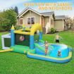Inflatable Water Park World Jumping Castle Trampoline Toy Bouncer Slide Pool Splash Game Blow Up Outdoor Play