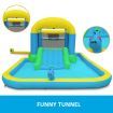Inflatable Water Park World Jumping Castle Trampoline Toy Bouncer Slide Pool Splash Game Blow Up Outdoor Play
