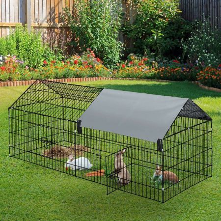 Chicken Coop Cage Pen Run Hen House Chook Fence Poultry Enclosure