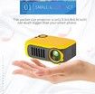Mini Projector 320x240 Pixels 800 Lumens Portable LED Home Multimedia Video Player Built-in Speaker