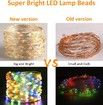 Outdoor Fairy Lights, Dalugo 20m 200LED Christmas Lights Outdoor for Tree Fence (Multicolor)