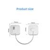Heavy Duty Combination Fridge Lock, Child or Baby Proofing Lock for Cabinets, Closets (2 Pack)