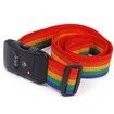 TSA Nylon Multicolour Travel Luggage Strap with 3 Dial Approved Lock and Suitcase Packing Belt