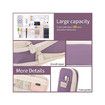 Big Capacity Pencil Case Large Pencil Pouch Stationery Pen Bag for Teen Girls (Purple)