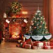 Christmas Snowing Tree Electric Xmas Decorated Decoration Ornaments LED String Light 25 Musical Songs 140CM
