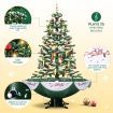 Christmas Snowing Tree Electric Xmas Decorated Decoration Ornaments LED String Light 25 Musical Songs 140CM