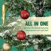 Christmas Snowing Tree Electric Xmas Decorated Decoration Ornaments LED String Light 25 Musical Songs 140CM