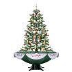 Christmas Snowing Tree Electric Xmas Decorated Decoration Ornaments LED String Light 25 Musical Songs 140CM