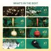 Christmas Snowing Tree Electric Xmas Decorated Decoration Ornaments LED String Light 25 Musical Songs 140CM