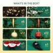 Christmas Snowing Tree Decorated Xmas Decoration Ornaments LED String Light Music Electric 190CM