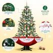 Christmas Snowing Tree Decorated Xmas Decoration Ornaments LED String Light Music Electric 190CM