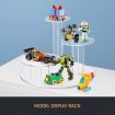 Acrylic Cupcake Stand 3 Tier Display Shelf Unit Tower Cake Bakery Donut Model Pastry Holder for Wedding Party Round Clear