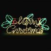 Merry Christmas Light LED Strip Rope Xmas Decor Holiday Ornament Outdoor Indoor Colourful 115x46cm L Size