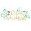 Merry Christmas Light LED Strip Rope Xmas Decor Holiday Ornament Outdoor Indoor Colourful 115x46cm L Size