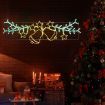 Christmas Light Decor LED Strip Rope Xmas Bell Star Leaf Holiday Ornament Outdoor Indoor 180x61cm XXL Size