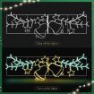 Christmas Light Decor LED Strip Rope Xmas Bell Star Leaf Holiday Ornament Outdoor Indoor 180x61cm XXL Size