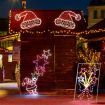 Christmas Light Decor Santa Hat LED Strip Rope Xmas Holiday Ornament Outdoor Indoor 80x60cm