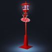 Christmas LED Street Light Snowing Post Xmas Decoration Ornaments Lamp Lantern Music Indoor Outdoor 180CM