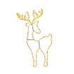 Solight Reindeer Christmas Light LED Strip Rope Xmas Holiday Ornament Outdoor Indoor IP65 88x50cm