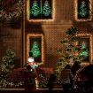 Solight Christmas Tree Light LED Strip Rope Xmas Decoration Holiday Ornament Outdoor Indoor IP65 125x88cm XL Size