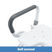 Shower Chair Seat Bath Stool Adjustable Bathroom Furniture Bathtub Seating Bench for Elderly Disabled with Arms