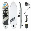 Bestway Surfing SUP Inflatable Stand Up Paddle Board Allround White Cap Convertible Set
