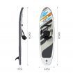 Bestway Surfing SUP Inflatable Stand Up Paddle Board Allround White Cap Convertible Set