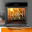 Electric Wall Oven Convection Baking Cooking Chef Stainless Steel Built In Cooker Touch Control 80L 3150W 13 Functions Maxkon