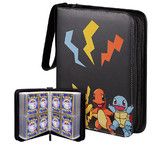 Card Binder for Pokemon Cards Binder 4-Pocket, 440 Pockets Trading Card Games Collection Binder with Sleeves