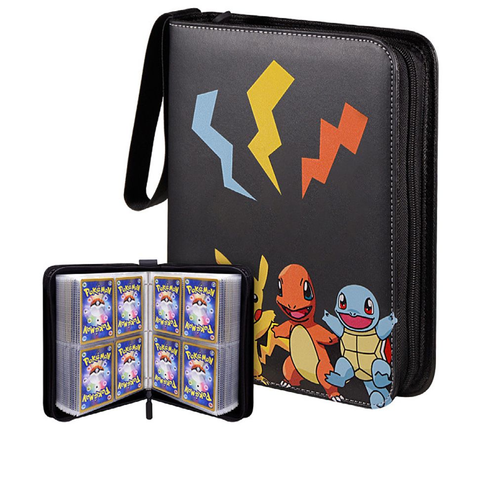 Card Binder for Pokemon Cards Binder 4-Pocket, 440 Pockets Trading Card Games Collection Binder with Sleeves