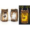 Solar Powered Owl Garden Lantern Light 1 Pack