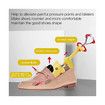 Shoe Stretcher,4-Way Adjustable Shoe Expander Widener Trees for Women Men (Yellow)