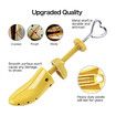 Shoe Stretcher,4-Way Adjustable Shoe Expander Widener Trees for Women Men (Yellow)