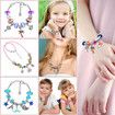 97 PCs Charm Bracelet Making Kit With Beads Jewelry Charms Bracelets for DIY Craft Jewelry Gift for Teen Girls