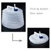 Collapsible Water Bucket Reuseable Foldable Leak Proof Portable Travel Water Bucket for Outdoor(15L)