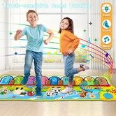 Learning And Education Music Mat Toy, Piano Playing Mat for Boys Girls