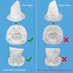 HNVCF10 Replacement Filters, Compatible with Black and Decker Dustbuster Hand Vacuums (6 Pack)