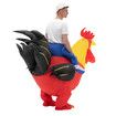 155-190cm Inflatable Christmas Rooster Costume Blow Up Suit for Cosplay and Christmas Party