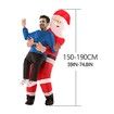 Inflatable Christmas Santa Claus Costume Blow Up Suit for Christmas Party Fits All Sizes