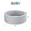 Ball Pit Toy Pool Foam Childrens Activity Centre Softplay Playpen Fence Play Area Babyroom Decoration 90x30cm Indoor Outdoor