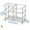 304 Stainless Steel Bathroom Toothbrush Holder Toothpaste Holder Stand Bathroom Accessories Organizer (Silver,Small)
