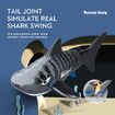 RC Shark Waterproof Electric Remote Control Sharks Robots Automatic On Water Funny Toys Col.Black