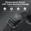 Smart Watches for Men,1.71Inch Smartwatch for Android and iPhone,5ATM Fitness Tracker with Blood Pressure,Heart Rate,Blood Oxygen Monitor,Tactical Watch (Black)